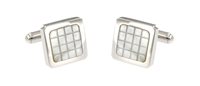 Cufflinks Man in Silver Madreperla 493 MP GEM